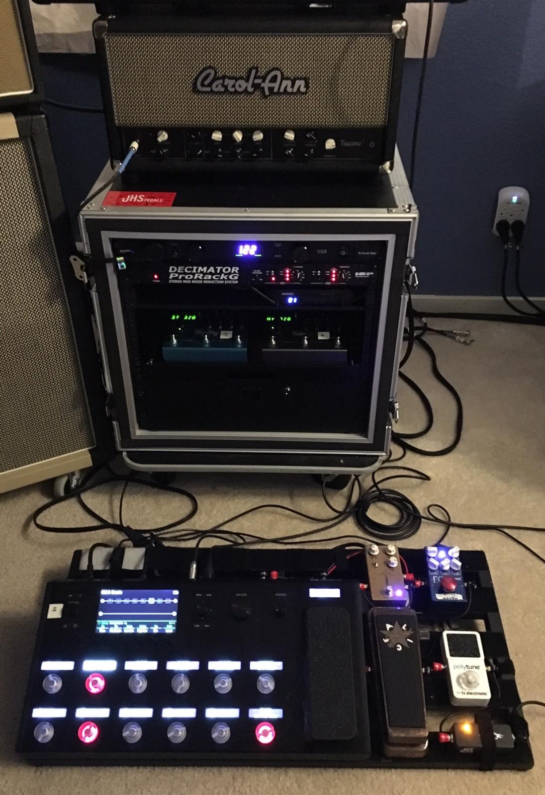 using helix with a tube amp