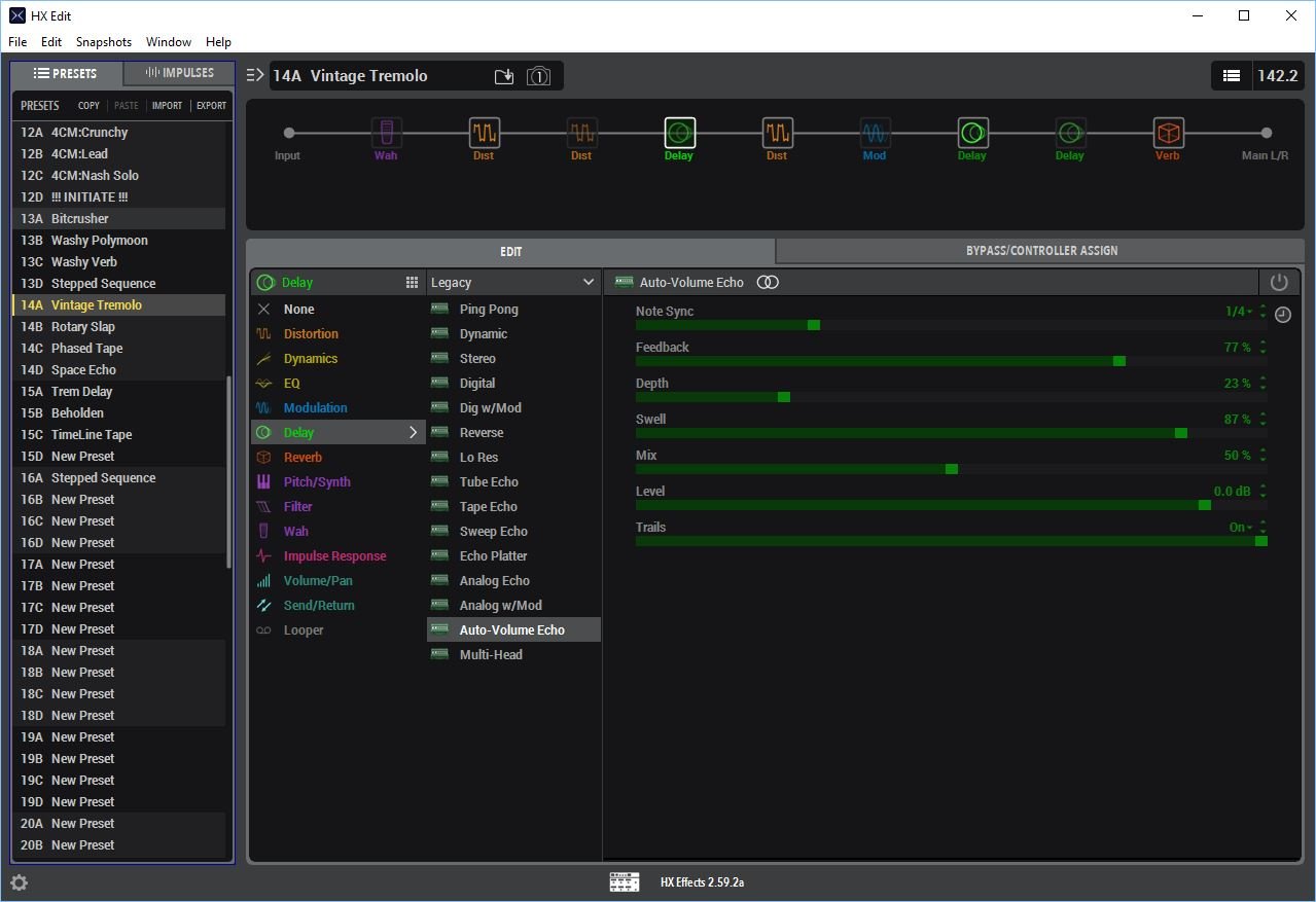 HX Edit for HX Effects - Helix - Line 6 Community