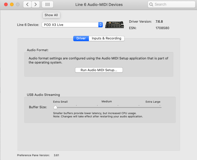 Line 6 Ux1 Driver Mac Os X