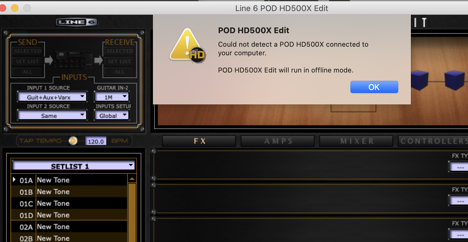 POD HD500X Edit - 