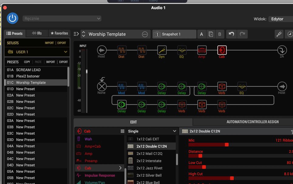 line 6 helix garageband