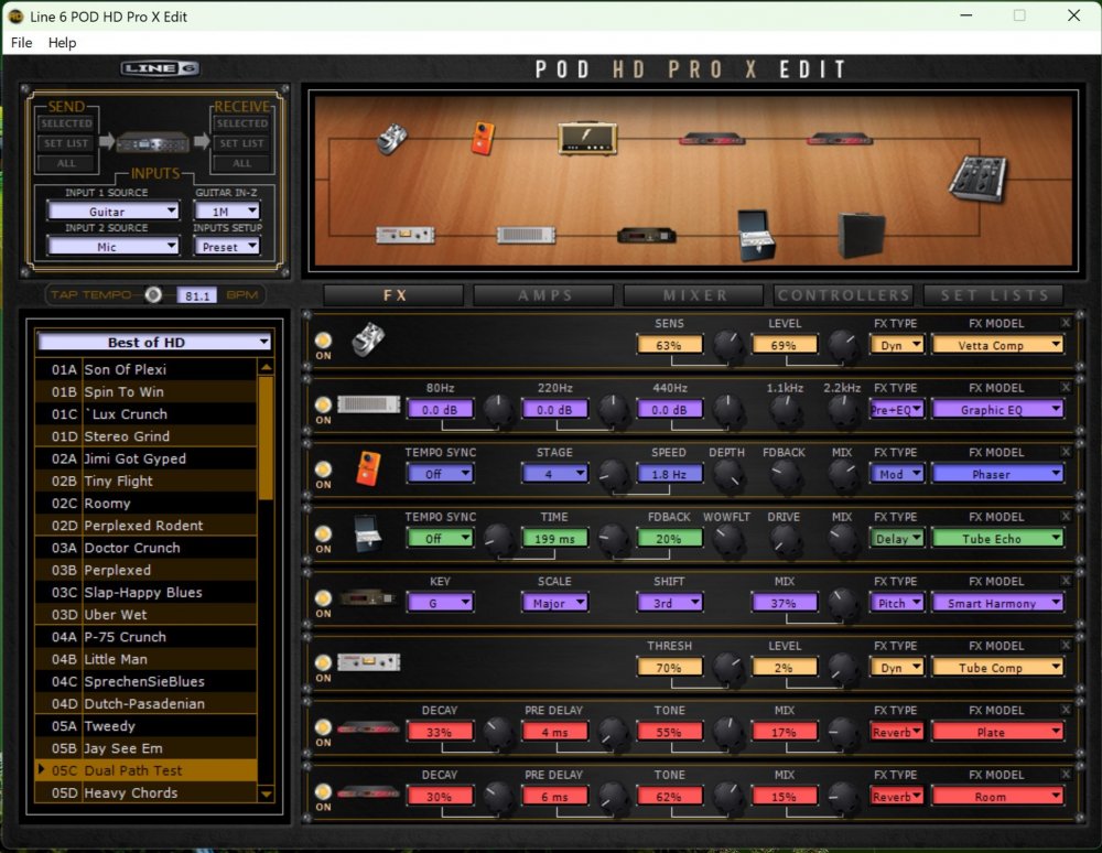 Attaching an example of the dual path arrangement.